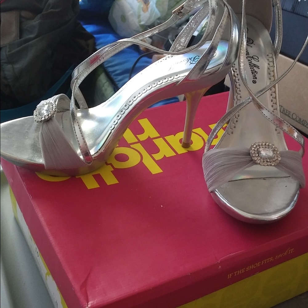 Silver heels